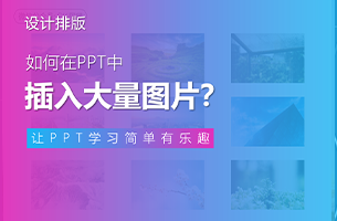 如何在PPT中插入大量图片而又保持其美感？